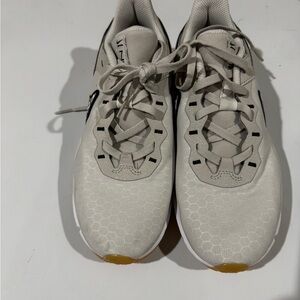 Nike Light Beige Running Shoes with Black Details